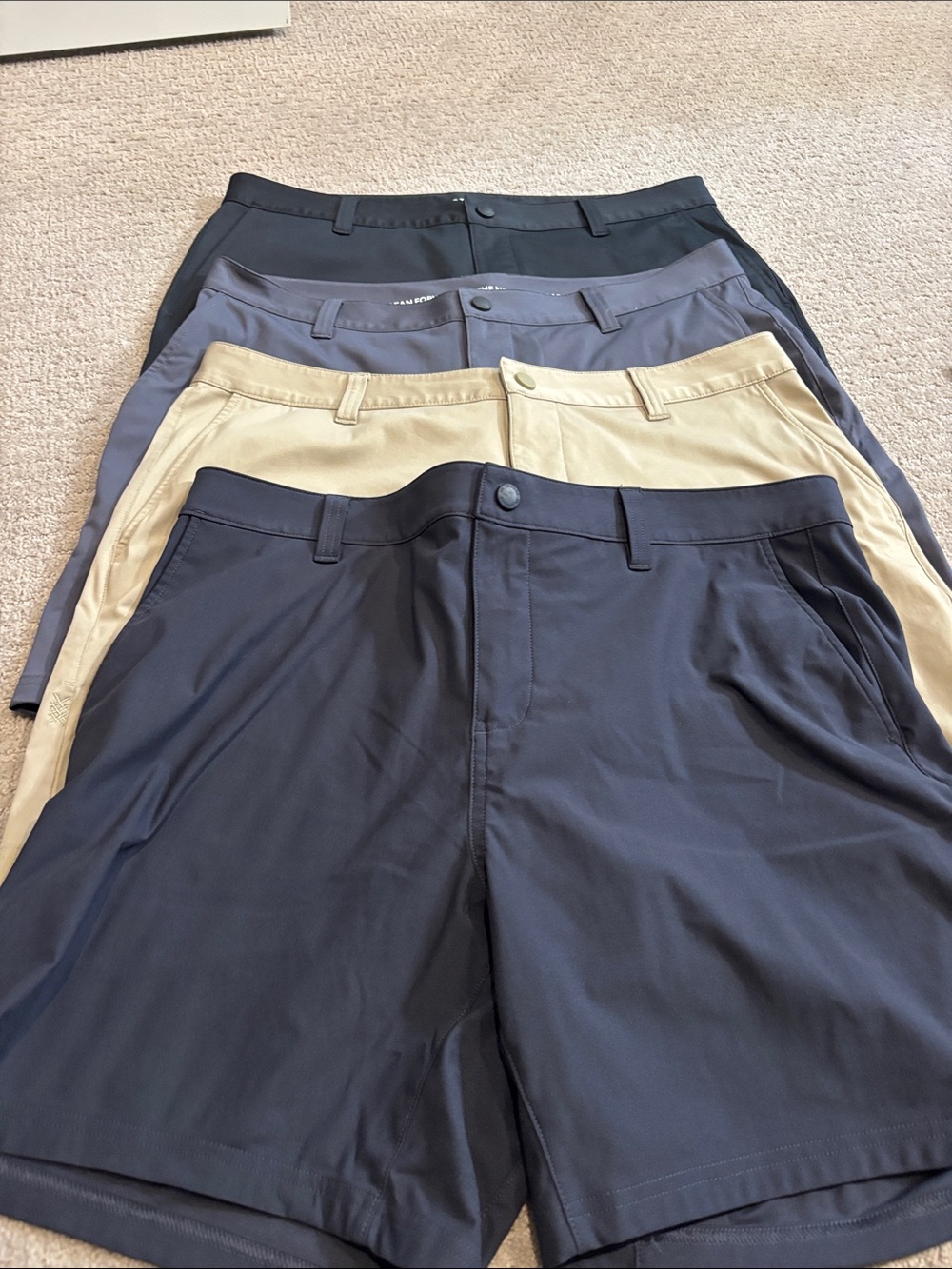 Men's Rhone 7” commuter Performance Shorts - Navy, Khaki, Gray, Black